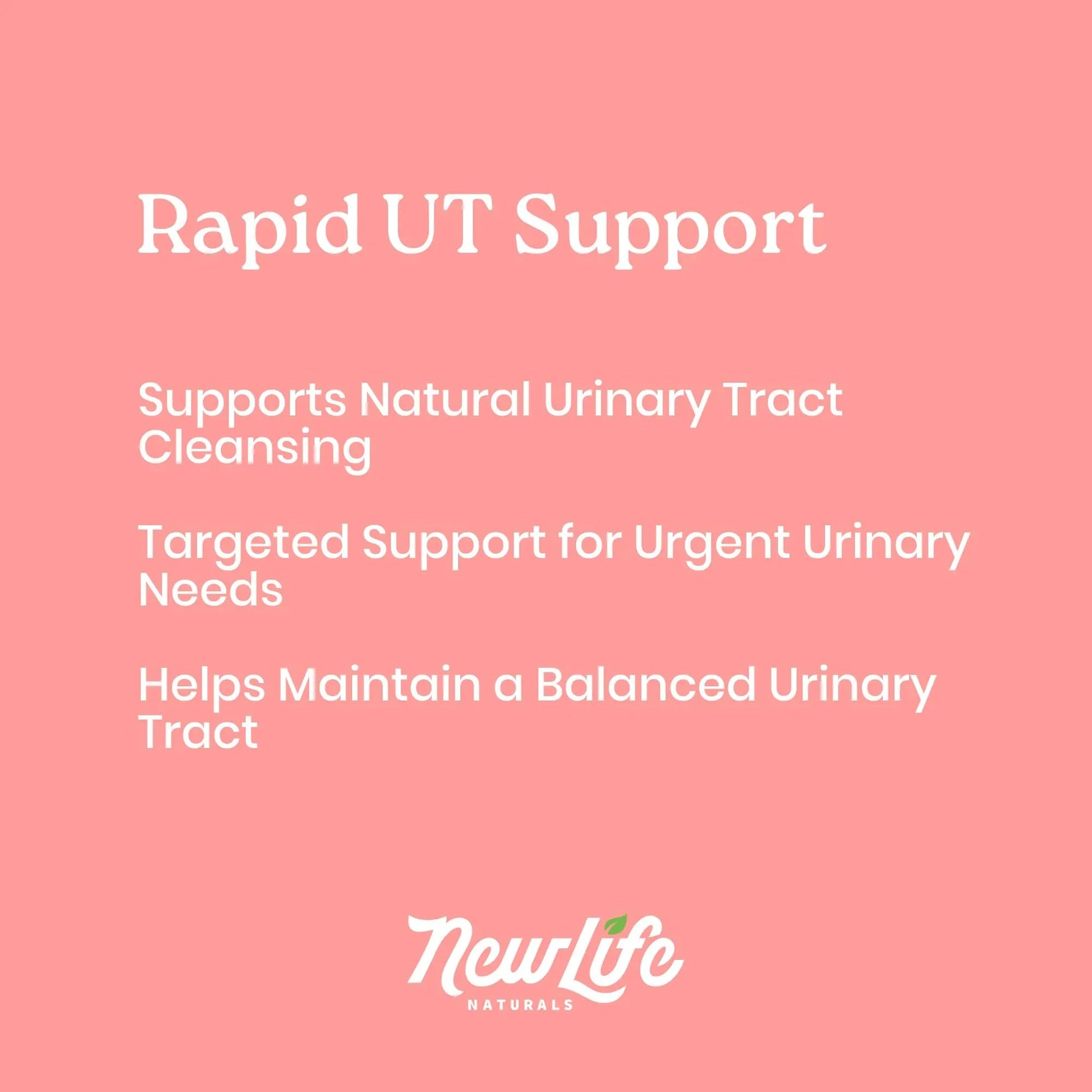 NewLife Naturals UT Revive with D Mannose Powder – UT Support for Urgency, Natural Urinary Tract Health for Women - with Cranberry, Blueberry & Botanicals – Short Term Potent Formula - 10 Servings - dailyvitalstore