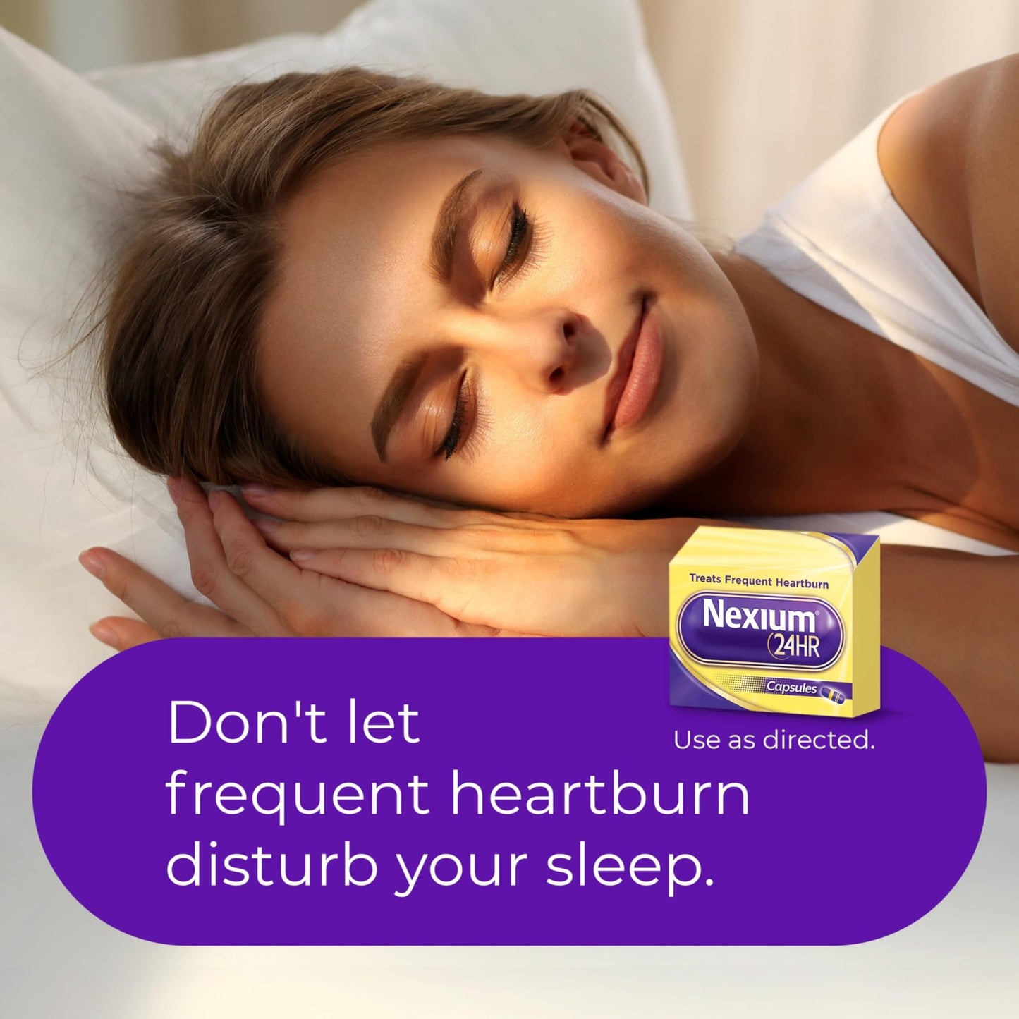 Nexium 24HR Acid Reducer Heartburn Relief Capsules for All-Day and All-Night Protection from Frequent Heartburn, Heartburn Medicine with Esomeprazole Magnesium - 42 Count - dailyvitalstore