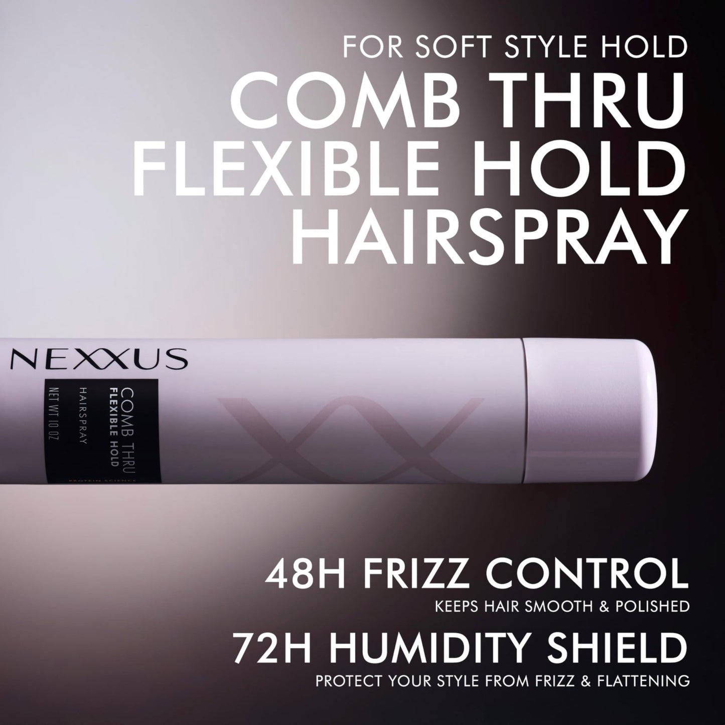 Nexxus Styling Spray Comb Thru Finish Flexible Hold Hairspray Powered by STYLEPROTECT Technology 10 oz - dailyvitalstore