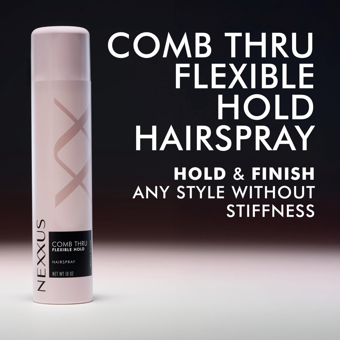 Nexxus Styling Spray Comb Thru Finish Flexible Hold Hairspray Powered by STYLEPROTECT Technology 10 oz - dailyvitalstore