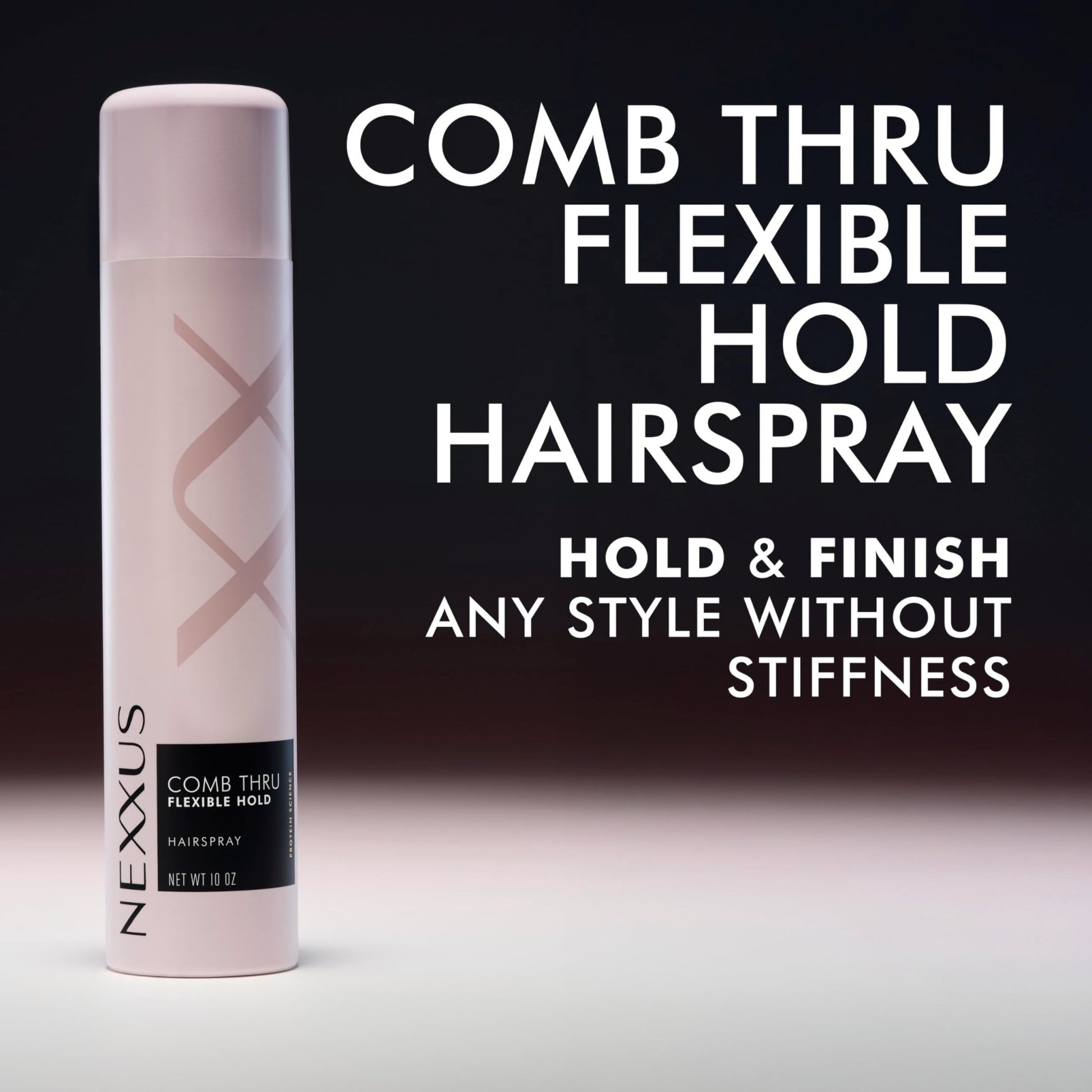 Nexxus Styling Spray Comb Thru Finish Flexible Hold Hairspray Powered by STYLEPROTECT Technology 10 oz - dailyvitalstore
