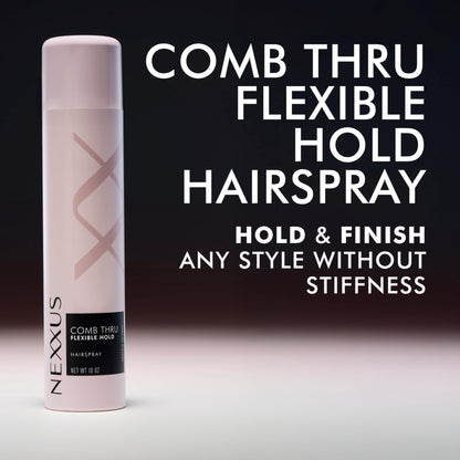 Nexxus Styling Spray Comb Thru Finish Flexible Hold Hairspray Powered by STYLEPROTECT Technology 10 oz - dailyvitalstore