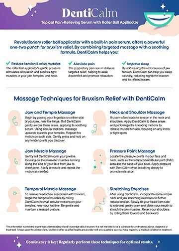 nfuse DentiCalm Soothing Pain Relief for Teeth Grinding and Jaw Clenching (Bruxism), for Jaw, Head and Neck Pain, Stiffness and Tension, Nightguard Discomfort Relief, 0.47 OZ - dailyvitalstore