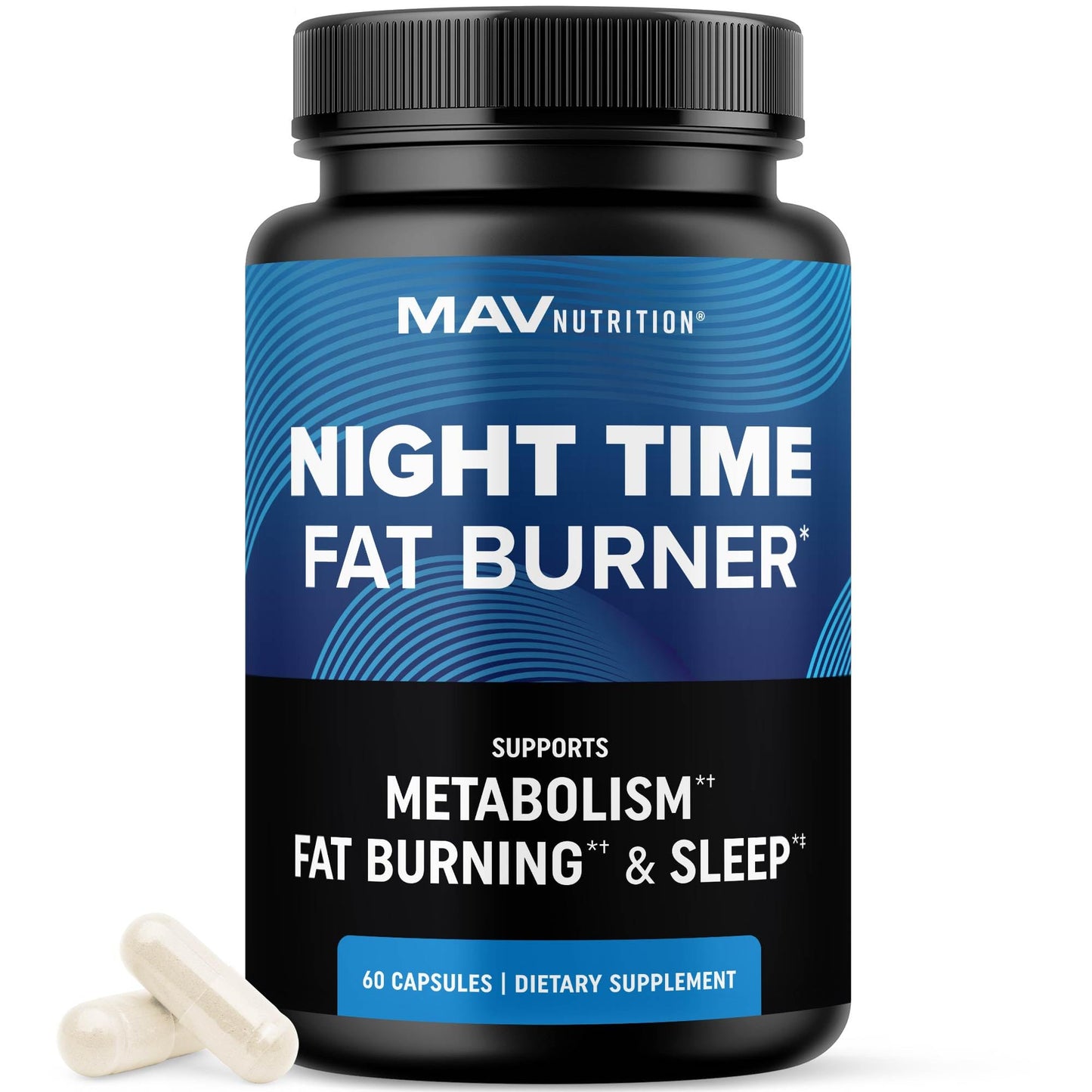 Night Time Fat Burner for Weight Loss Support & Sleep Aid | Appetite Suppressant, Carb Blocker, Nighttime Metabolism Booster for Stomach Fat Burner - dailyvitalstore