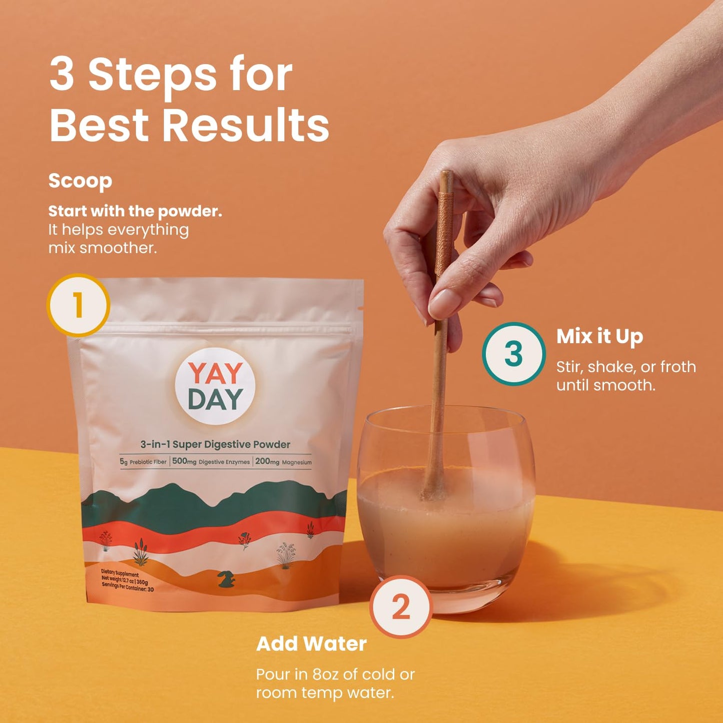 Nighttime Prebiotic Fiber Powder with Digestive Enzymes & Magnesium Glycinate for Sleep, On-The-Go Travel 7 Pack | Gut Health Supplement for Women & Men - Bloating Relief Soluble and Insoluble Fiber - dailyvitalstore