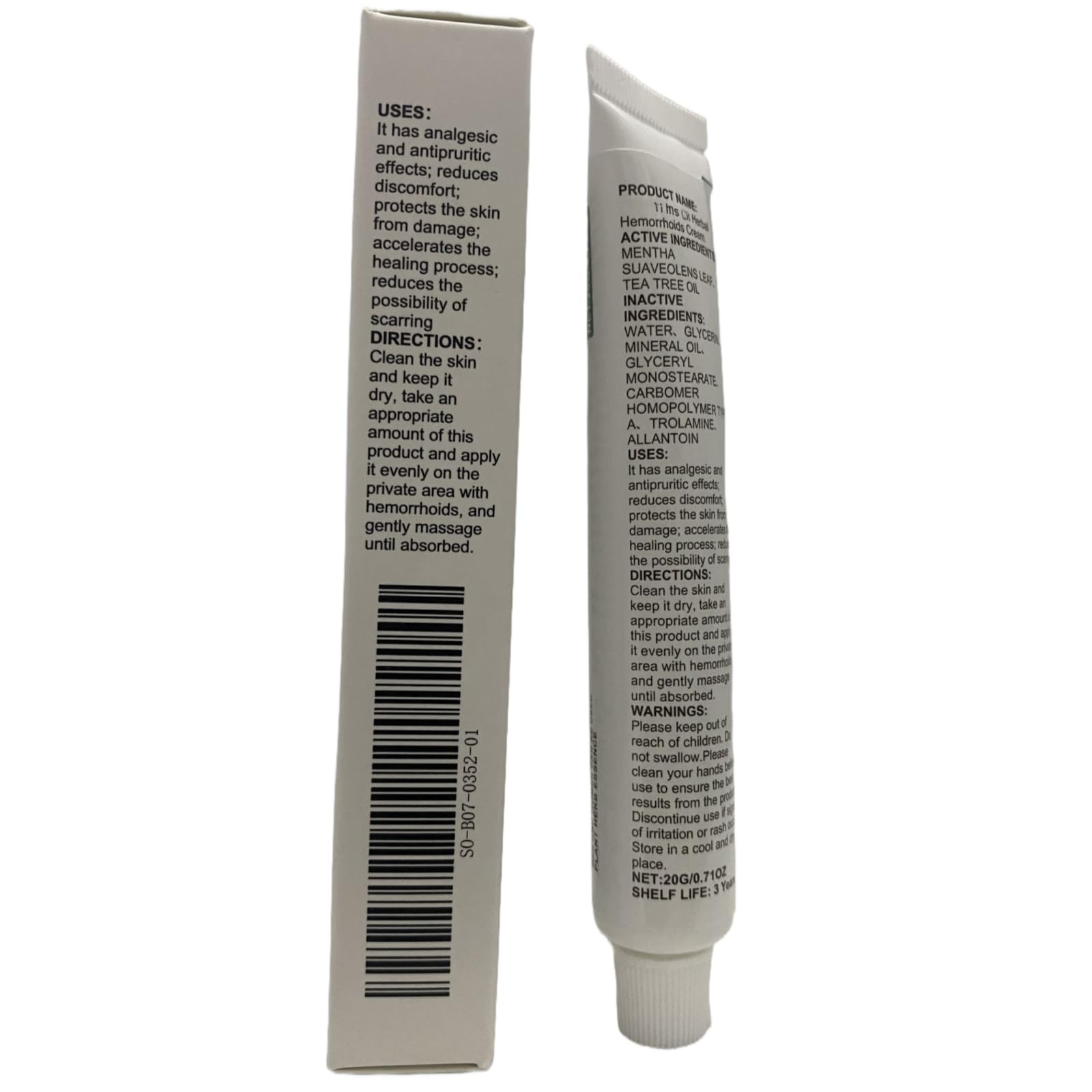 NiTa HyHy Herbal Hemorrhoids Ointment– Hemorrhoid Treatment and Hemorrhoid Cream for Relief Fast Acting Relief of Pain, Swelling, Discomfort, Burning and Itching - dailyvitalstore