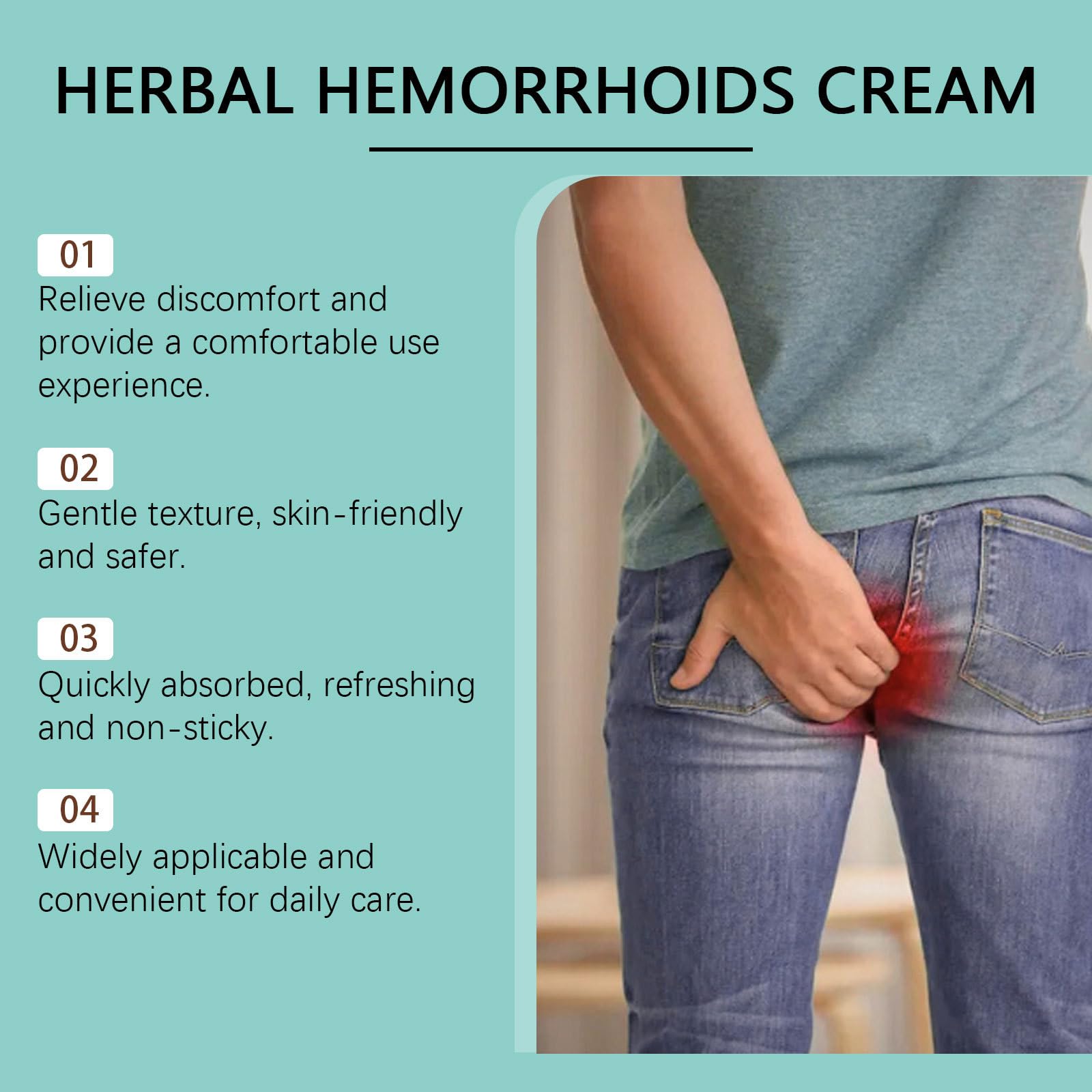 NiTa HyHy Herbal Hemorrhoids Ointment– Hemorrhoid Treatment and Hemorrhoid Cream for Relief Fast Acting Relief of Pain, Swelling, Discomfort, Burning and Itching - dailyvitalstore