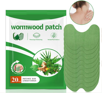 NiTa HyHy Wormwood Knee Pain Patches,Herbal Knee Patches for Pain Relief Extra Strength,Sciatica Pain Relief,for Knee, Back, Neck, Shoulder,20 Count - dailyvitalstore