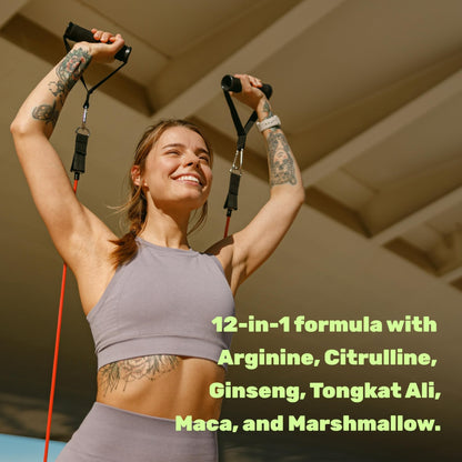 Nitric Oxide Supplement 3,000mg, 300 Capsules | 12-in-1 Complex for Men & Women – Arginine, Citrulline, Korean Red Ginseng, - dailyvitalstore