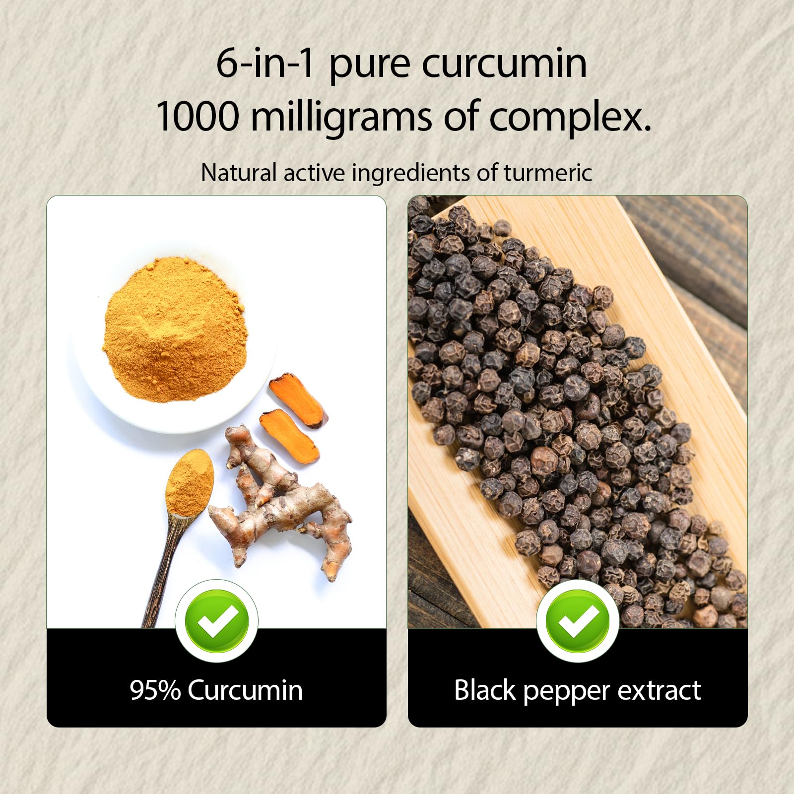 NIVELLE Turmeric Curcumin | Pure Turmeric Curcumin Supplement 1000mg | 95% Curcuminoids with Bee Propolis, Ginger, MCT Oil, Fat Soluble Vitamin C, & Black Pepper | 120 Capsules (1) - dailyvitalstore