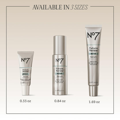 No7 Future Renew Damage Reversal Anti Aging Serum for Face - Face Serum for Women with Peptides to Support Skin Repair - Helps Reduce Fine Lines, Wrinkles, - dailyvitalstore