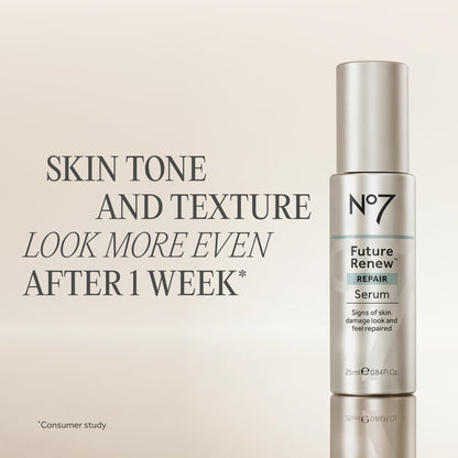 No7 Future Renew Damage Reversal Anti Aging Serum for Face - Face Serum for Women with Peptides to Support Skin Repair - Helps Reduce Fine Lines, Wrinkles, - dailyvitalstore