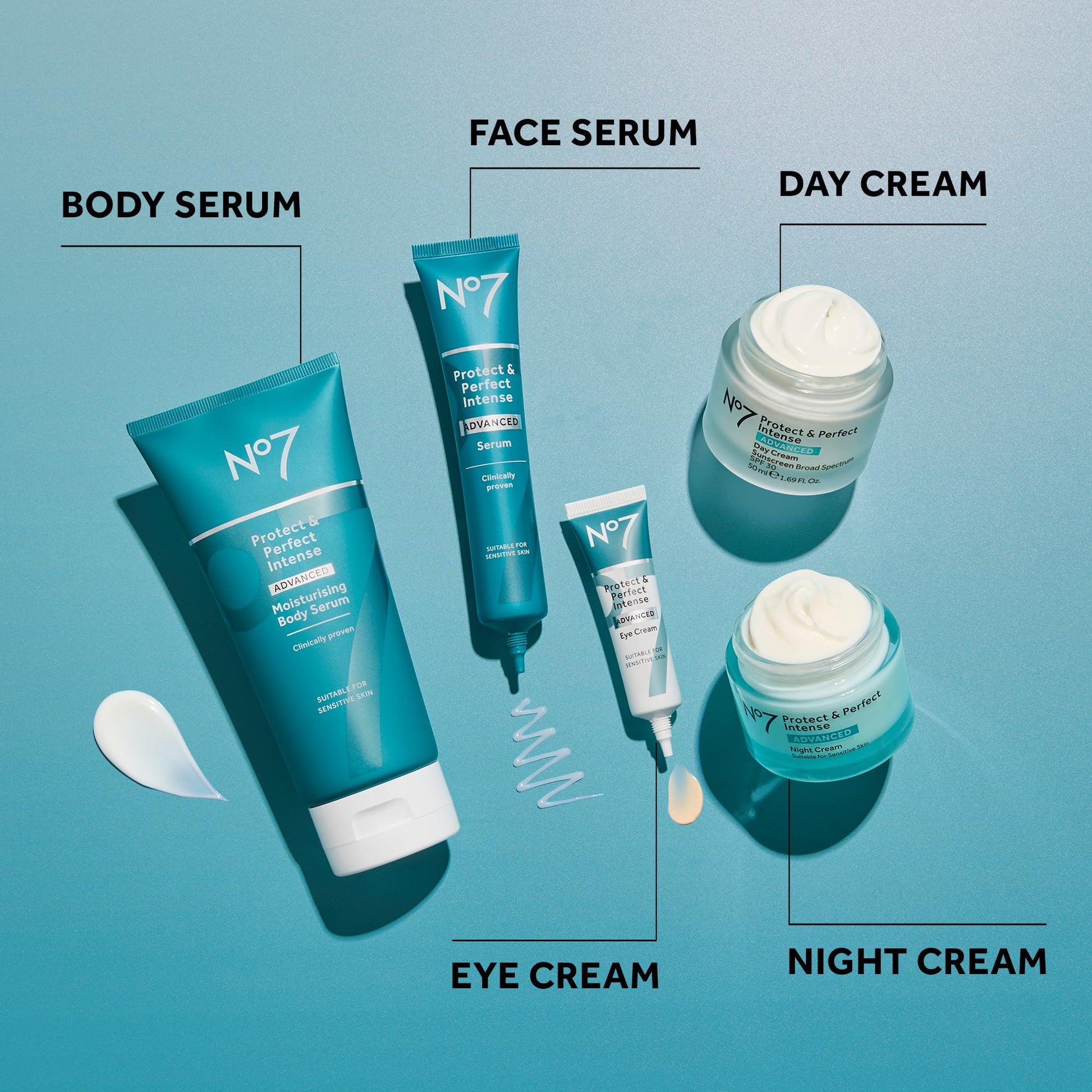 No7 Protect & Perfect Intense Advanced Serum - Anti-Aging Face Serum that Visibly Smoothes & Firms Fine Lines and Wrinkles - Formulated with Hyaluronic Acid - dailyvitalstore