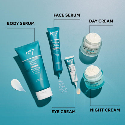 No7 Protect & Perfect Intense Advanced Serum - Anti-Aging Face Serum that Visibly Smoothes & Firms Fine Lines and Wrinkles - Formulated with Hyaluronic Acid - dailyvitalstore