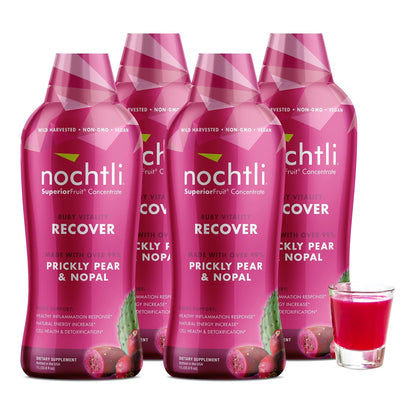 nochtli Recover Prickly Pear Liquid Supplement 1L (4-pack) - dailyvitalstore