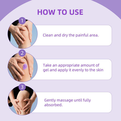 Nodfens Joint Pain Gel, Purple Relief Soothing Massage Cream for Knees, Neck, Feet, Hand Whole Body - dailyvitalstore