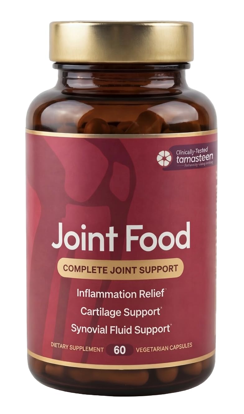 Nordic Healthy Living Joint Food AS SEEN ON TV | Powered by Clinically Studied Tamasteen | Joint Mobility and Comfort with Triple Action Formula (1 Month Supply) - dailyvitalstore