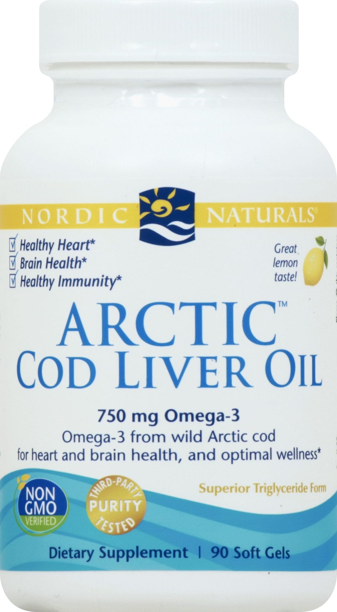 Nordic Naturals - Arctic CLO, Heart and Brain Health, and Optimal Wellness, 90 Soft Gels - dailyvitalstore