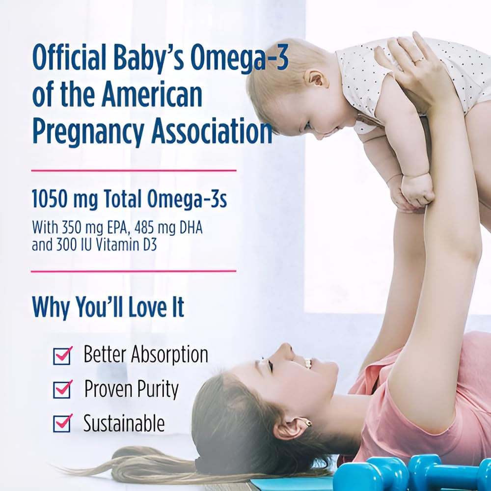 Nordic Naturals Baby’s DHA, Unflavored - 2 oz - 1050 mg Omega-3 + 300 IU Vitamin D3 - Supports Brain, Vision & Nervous System Development in Babies - Non-GMO - Servings May Vary - dailyvitalstore