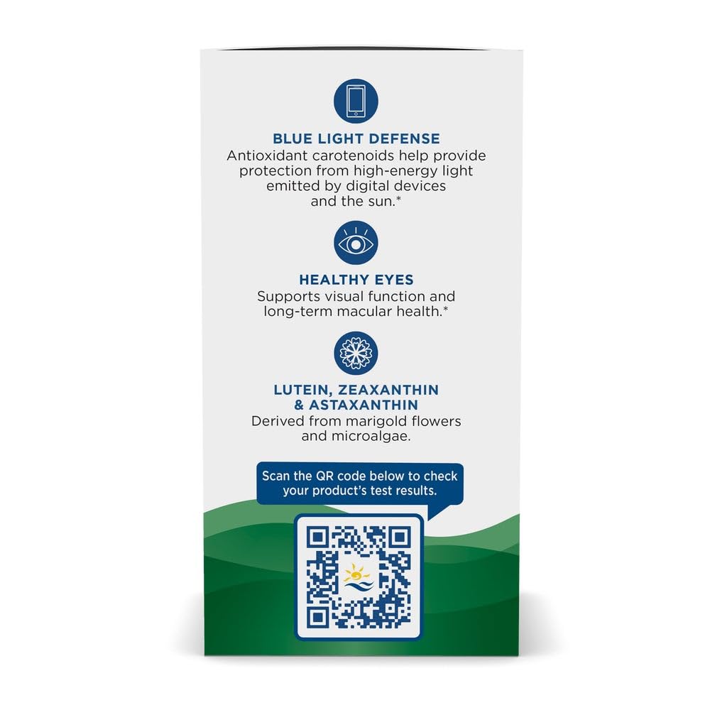 Nordic Naturals Blue Light Defense - 60 Soft Gels - Four Phytonutrients with Complementary Antioxidant Capacities - Supports Retinal Health, Visual Function - Non-GMO - 60 Servings - dailyvitalstore