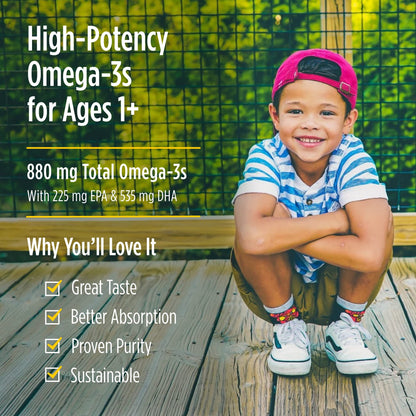 Nordic Naturals Children’s DHA Xtra, Berry Punch - 2 oz for Kids - 880 mg Total Omega-3s with EPA & DHA - Cognitive & Immune Function, Learning, Social Development - Non-GMO - 48 Servings - dailyvitalstore