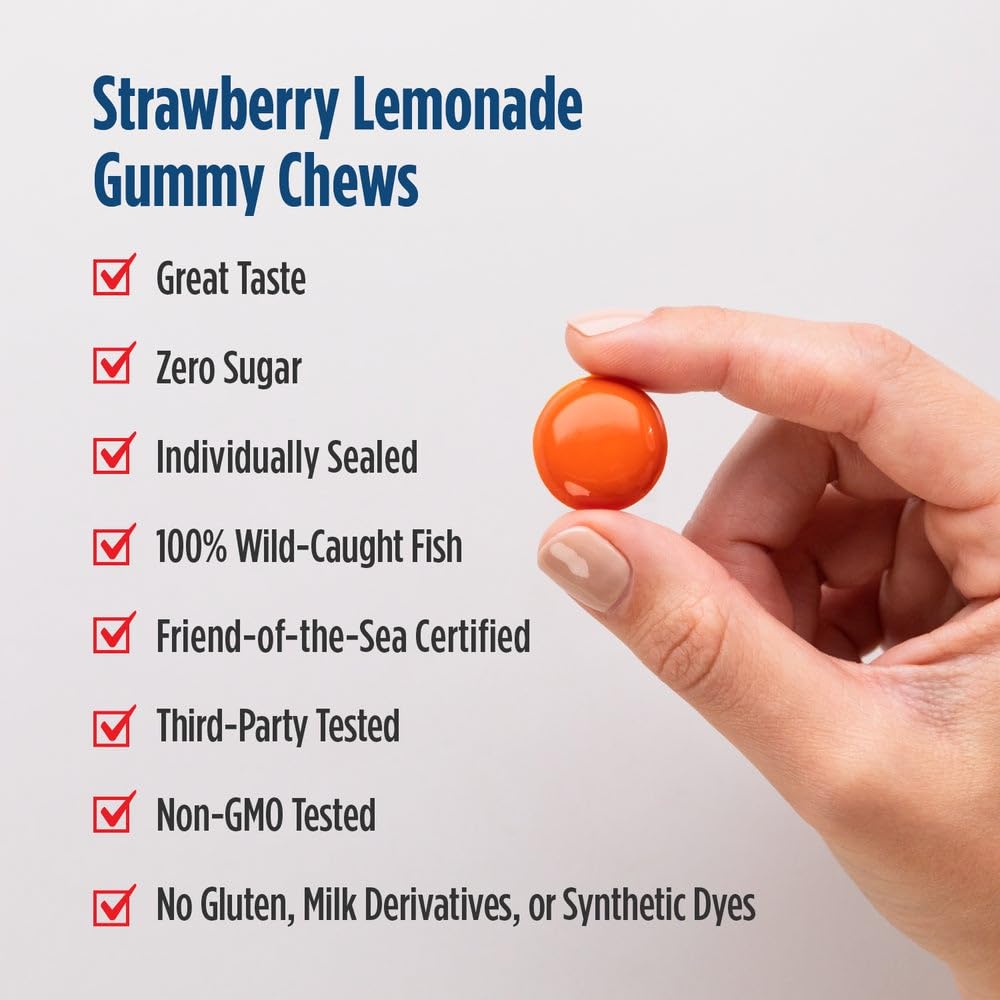 Nordic Naturals Children’s Eye Health Gummies, Strawberry Lemonade - 30 Gummies for Kids - 484 mg Total Omega-3s DHA, Lutein & Zeaxanthin - Brain Health, Antioxidant Support, Non-GMO - 30 Servings - dailyvitalstore