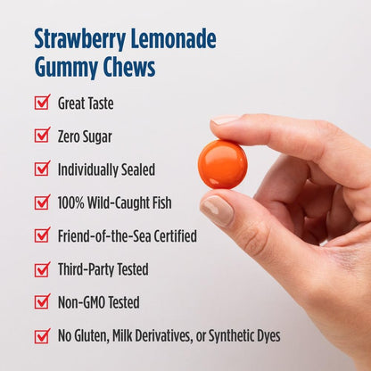 Nordic Naturals Children’s Eye Health Gummies, Strawberry Lemonade - 30 Gummies for Kids - 484 mg Total Omega-3s DHA, Lutein & Zeaxanthin - Brain Health, Antioxidant Support, Non-GMO - 30 Servings - dailyvitalstore