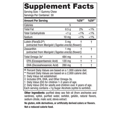 Nordic Naturals Children’s Eye Health Gummies, Strawberry Lemonade - 30 Gummies for Kids - 484 mg Total Omega-3s DHA, Lutein & Zeaxanthin - Brain Health, Antioxidant Support, Non-GMO - 30 Servings - dailyvitalstore