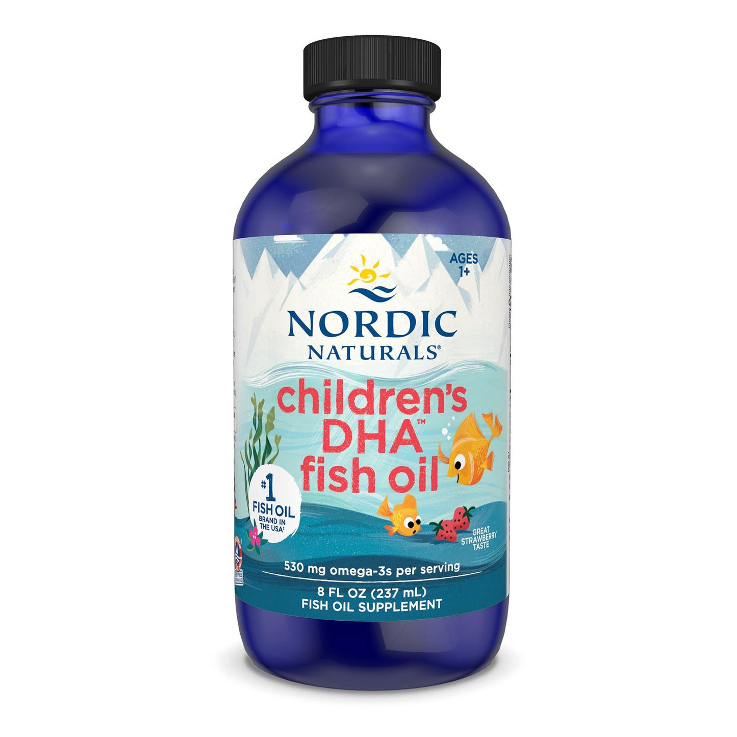 Nordic Naturals CLO, Childs DHA, 8-Ounce, 0.88 Bottle - dailyvitalstore