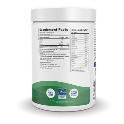 Nordic Naturals Joint & Muscle Collagen Peptides, Unflavored - 10.6 Ounces - Collagen Supplement for Skin Health and Joint Mobility - 15 Servings - dailyvitalstore