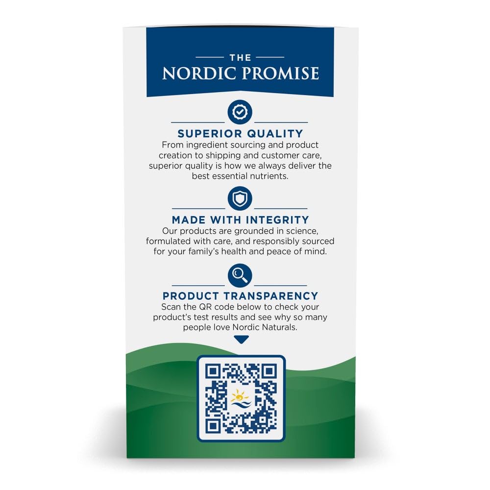 Nordic Naturals Memory Support with Curcumin - 60 Soft Gels - 1000 mg Omega-3 + 400 mg Optimized Curcumin - Memory, Cognition - Contains Phosphatidylcholine & Huperzine A - Non-GMO - 30 Servings - dailyvitalstore