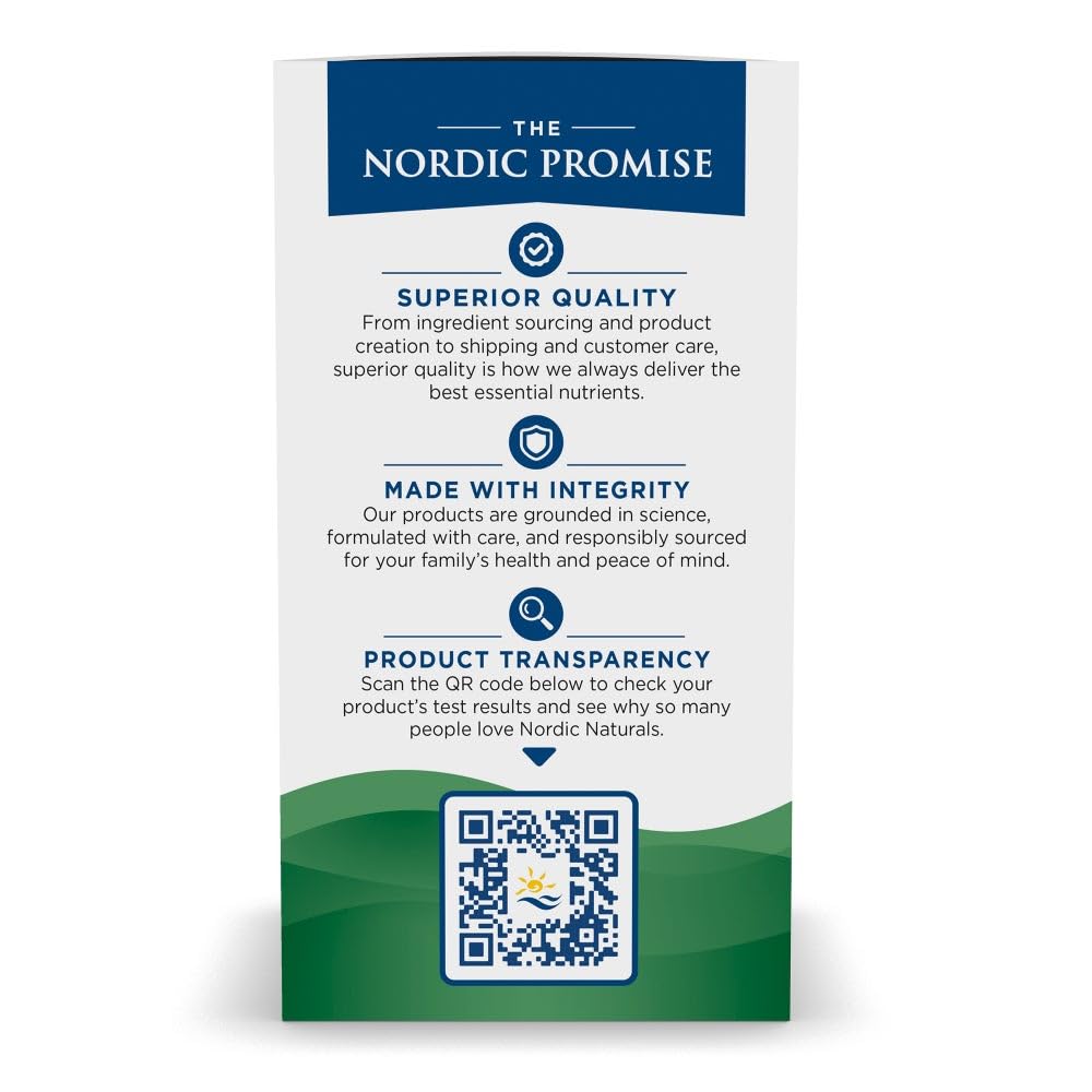 Nordic Naturals Mood Support Omega Blend - Unflavored - 60 Soft Gels - 1400 mg Omega-3 Supplement with EPA & DHA - Promotes Balanced Mood and Serenity - Non-GMO - 30 Servings - dailyvitalstore