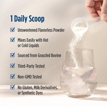 Nordic Naturals Nordic Beauty Collagen Peptides, Unflavored - 10.6 Ounces - Collagen Supplement for Skin Health and Elasticity - for Hot and Cold Beverages - 30 Servings - dailyvitalstore