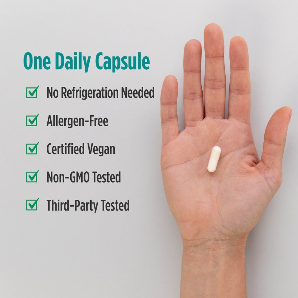 Nordic Naturals Nordic Flora Probiotic Comfort - 30 Capsules - 13 Probiotic Strains w/ 15 Billion Cultures - Supports Regularity & Digestive Comfort, Alleviates Bloating - dailyvitalstore