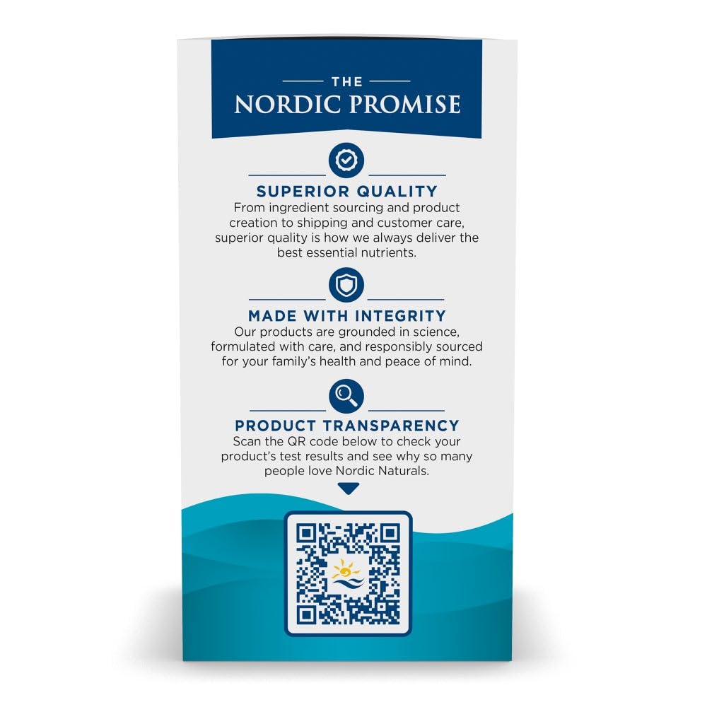 Nordic Naturals Omega Curcumin, Lemon - 60 Soft Gels - 1200 mg Omega-3 + 400 mg Optimized Curcumin - Combats Cellular Stress - Non-GMO - 30 Servings - dailyvitalstore