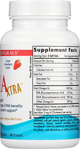 Nordic Naturals Strawberry Dha Xtra 1660 Mg 60 Sg, 60 Ct - dailyvitalstore
