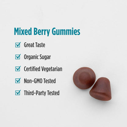Nordic Naturals Stress Relief Gummies, Mixed Berry, 40 Gummy Supplements, Supports Daily Mood and Immune System Health, Non-GMO, Vegetarian, 20 Servings - dailyvitalstore