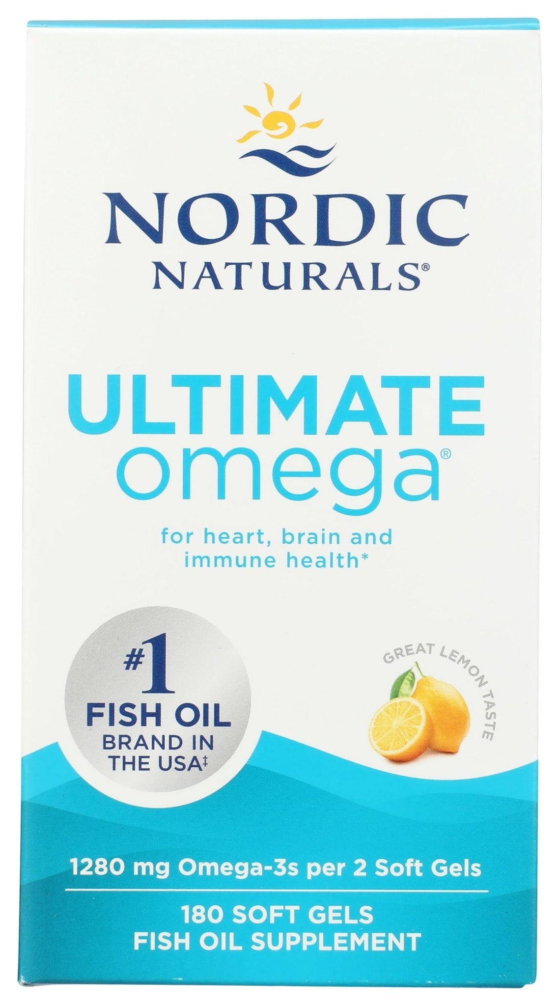 Nordic Naturals Ultimate Omega 1280 MG, 180 CT - dailyvitalstore
