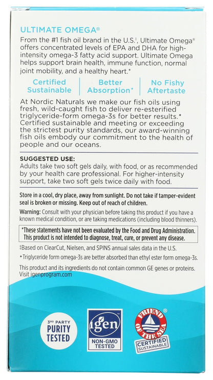Nordic Naturals Ultimate Omega 1280 MG, 180 CT - dailyvitalstore