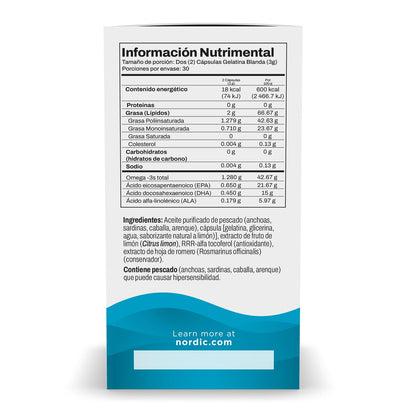 Nordic Naturals, Ultimate Omega 1280 Mg, 60 Count - dailyvitalstore