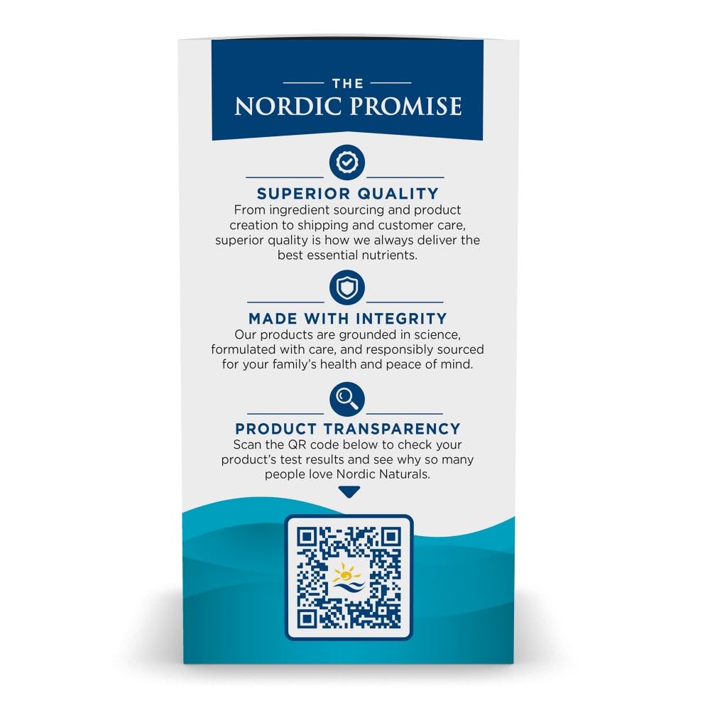 Nordic Naturals Ultimate Omega Mini D3, Lemon Flavor - 60 Mini Soft Gels - 1120 mg Omega-3 + 1000 IU Vitamin D3 - EPA & DHA - Promotes Brain & Heart Health - 30 Servings - dailyvitalstore