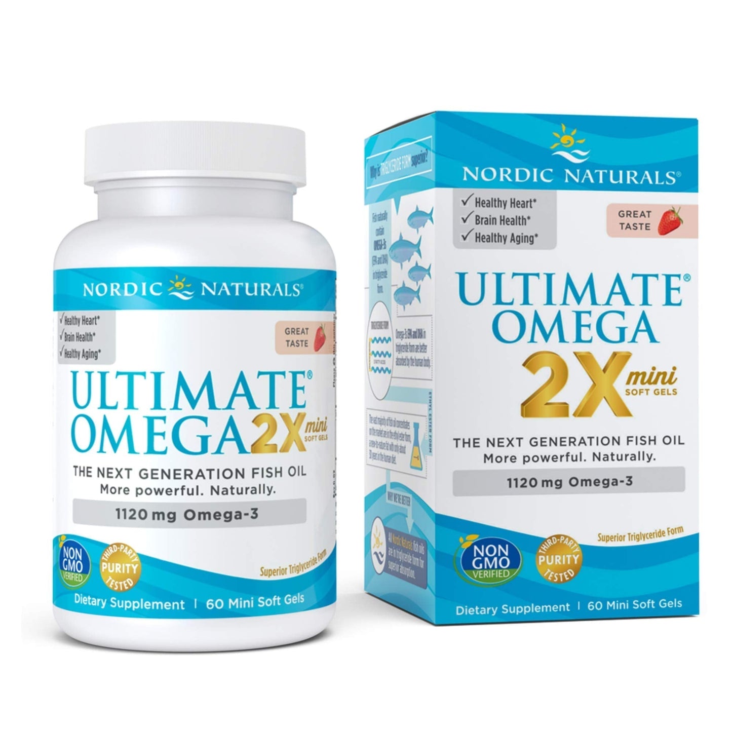 NORDIC NATURALS Ultimate Omega Minis, 60 CT - dailyvitalstore
