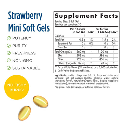 NORDIC NATURALS Ultimate Omega Minis, 60 CT - dailyvitalstore