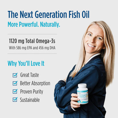 NORDIC NATURALS Ultimate Omega Minis, 60 CT - dailyvitalstore