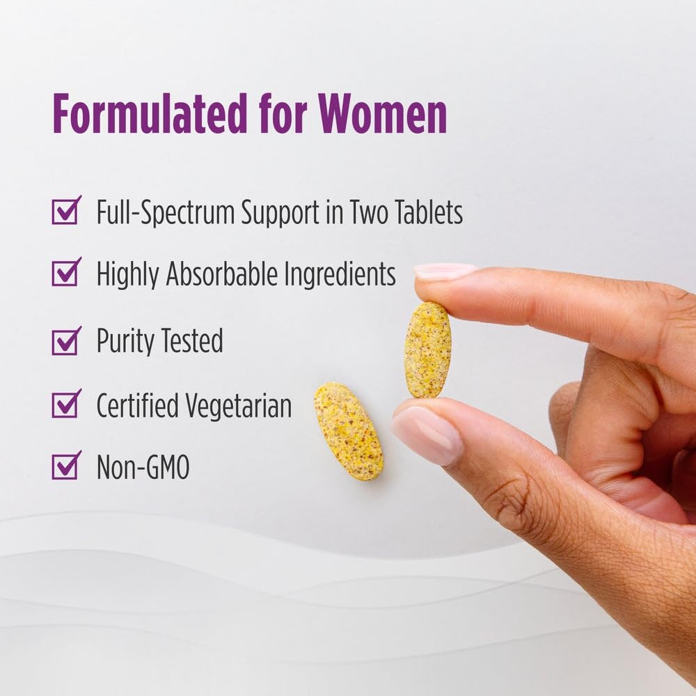 Nordic Naturals Women’s Multivitamin Extra Strength - Skin, Hair, Energy, & Bone Support - Immunity Supplement - 20 Essential Nutrients - 60 Tablets - 30 Servings - dailyvitalstore