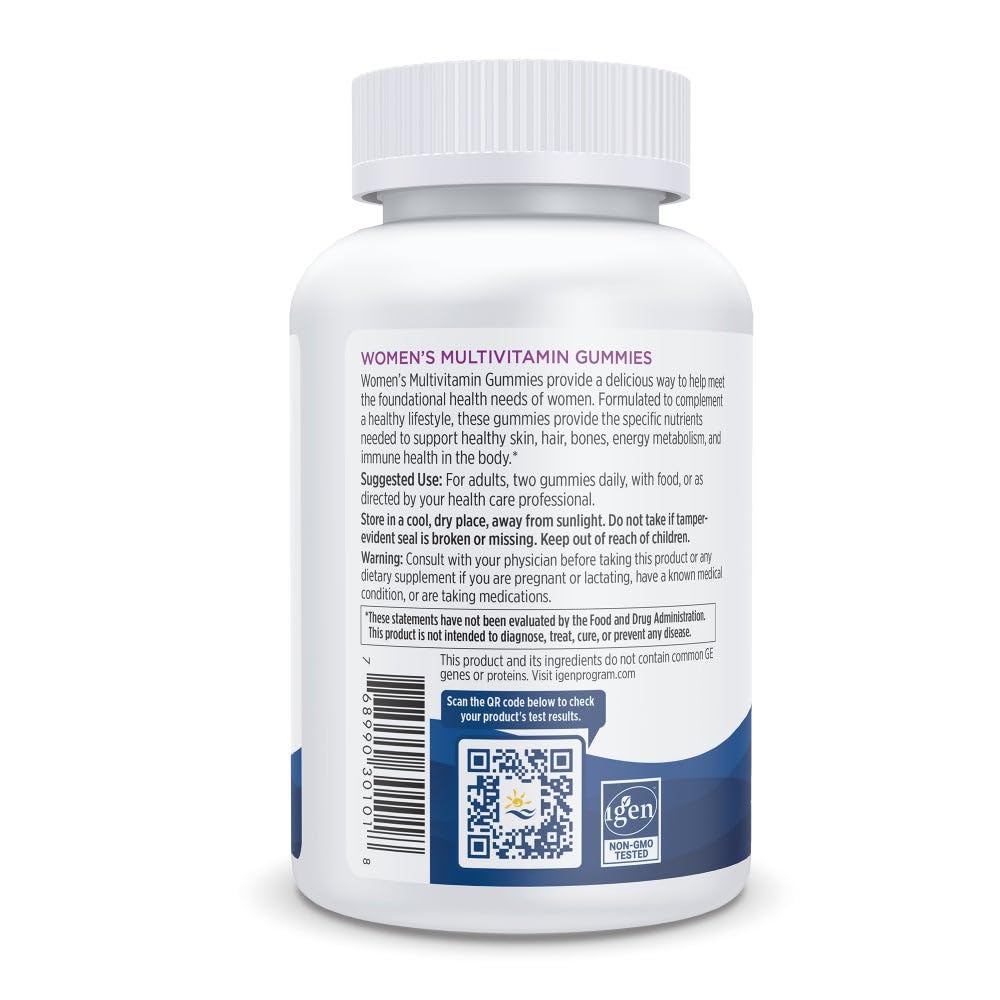 Nordic Naturals Women's Multivitamin Gummies, Mixed Berry - 60 Gummies - Support for Healthy Skin, Hair, Bones, Energy & Immunity - Non-GMO, Vegetarian - 30 Servings - dailyvitalstore