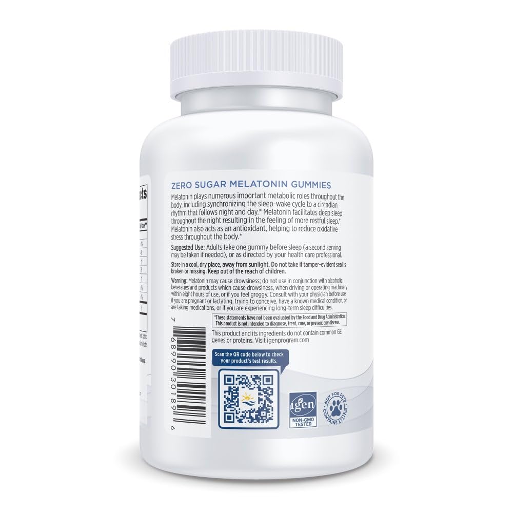 Nordic Naturals Zero Sugar Melatonin Gummies, Raspberry - 120 Gummies - 1.5 mg Melatonin - Great Taste - Restful Sleep, Antioxidant Support - Non-GMO, Vegan - 120 Servings - dailyvitalstore