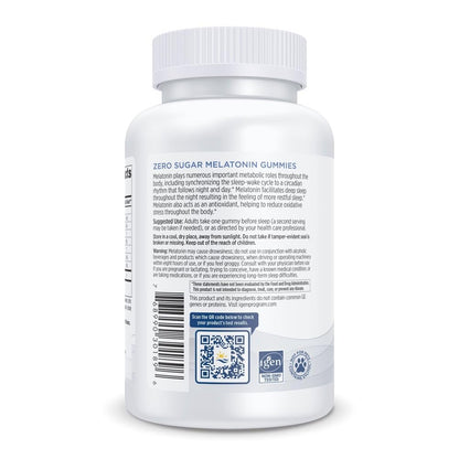 Nordic Naturals Zero Sugar Melatonin Gummies, Raspberry - 120 Gummies - 1.5 mg Melatonin - Great Taste - Restful Sleep, Antioxidant Support - Non-GMO, Vegan - 120 Servings - dailyvitalstore