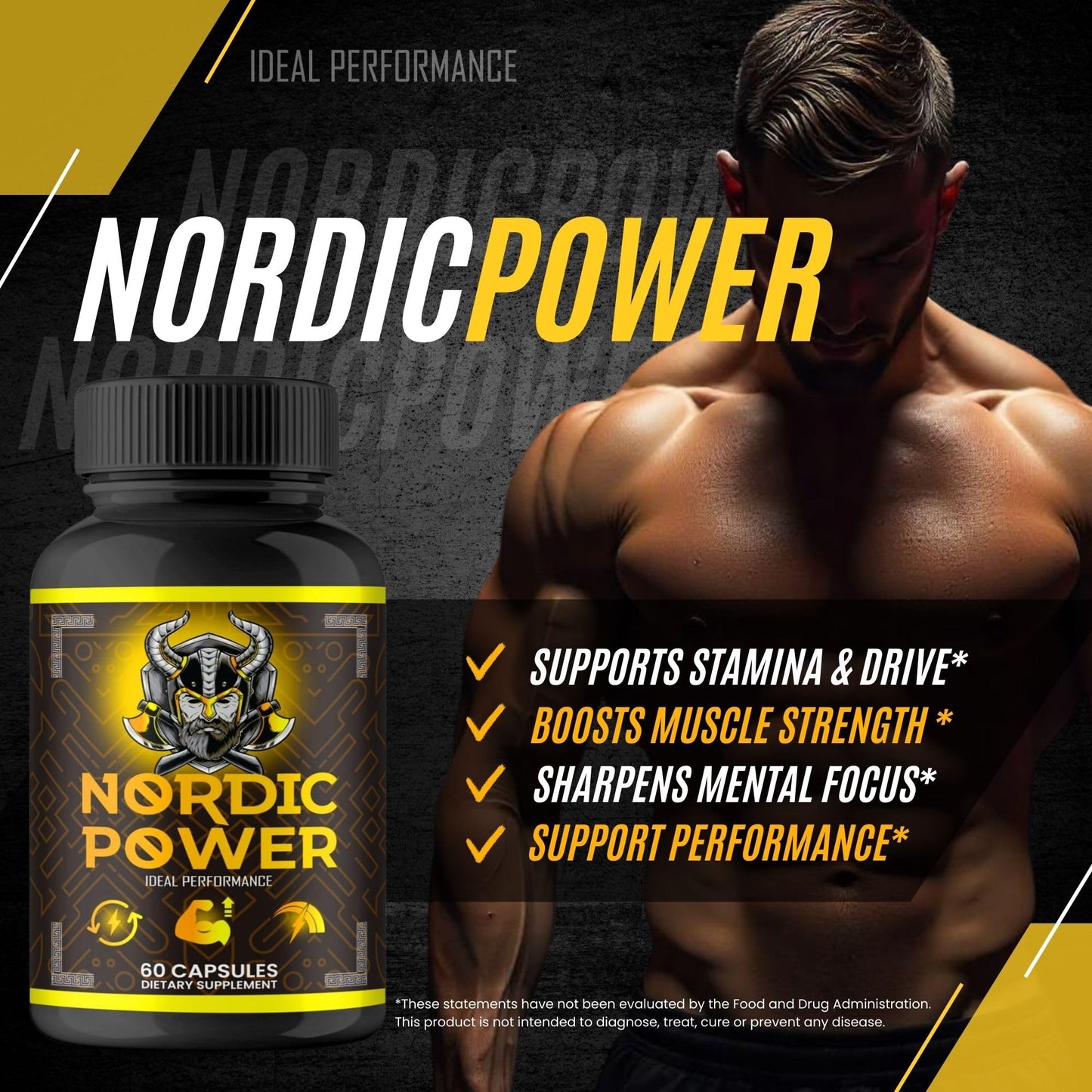Nordic Power Pills, Official Nordic Power Capsules - Maximum Strength Energy, Stamina and Performance, Premium Formula to Support Overall Well-Being, Natural NordicPower Pastillas Review (2 Pack) - dailyvitalstore