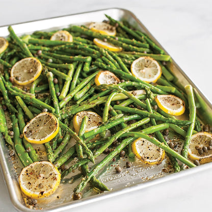 Nordic Ware Naturals 3 Piece Set - USA Made Aluminum Commercial Quality Sheet Pan for Baking or Roasting, Encapsulated Galvanized Steel Rim Prevents Warping; Half Sheet, Jelly Roll and Quarter Sheet - dailyvitalstore